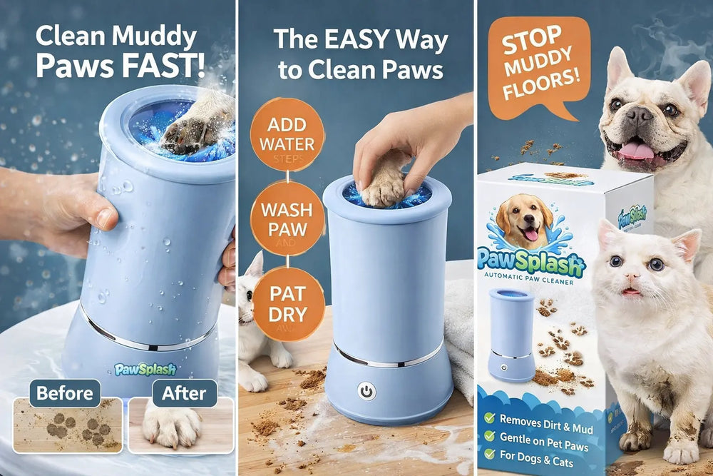 PAWSPLASH Pet Paw Cleaner TinyBuds